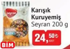 SEYRAN KARIŞIK KURUYEMİŞ SEYRAN KARIŞIK KURUYEMİŞ